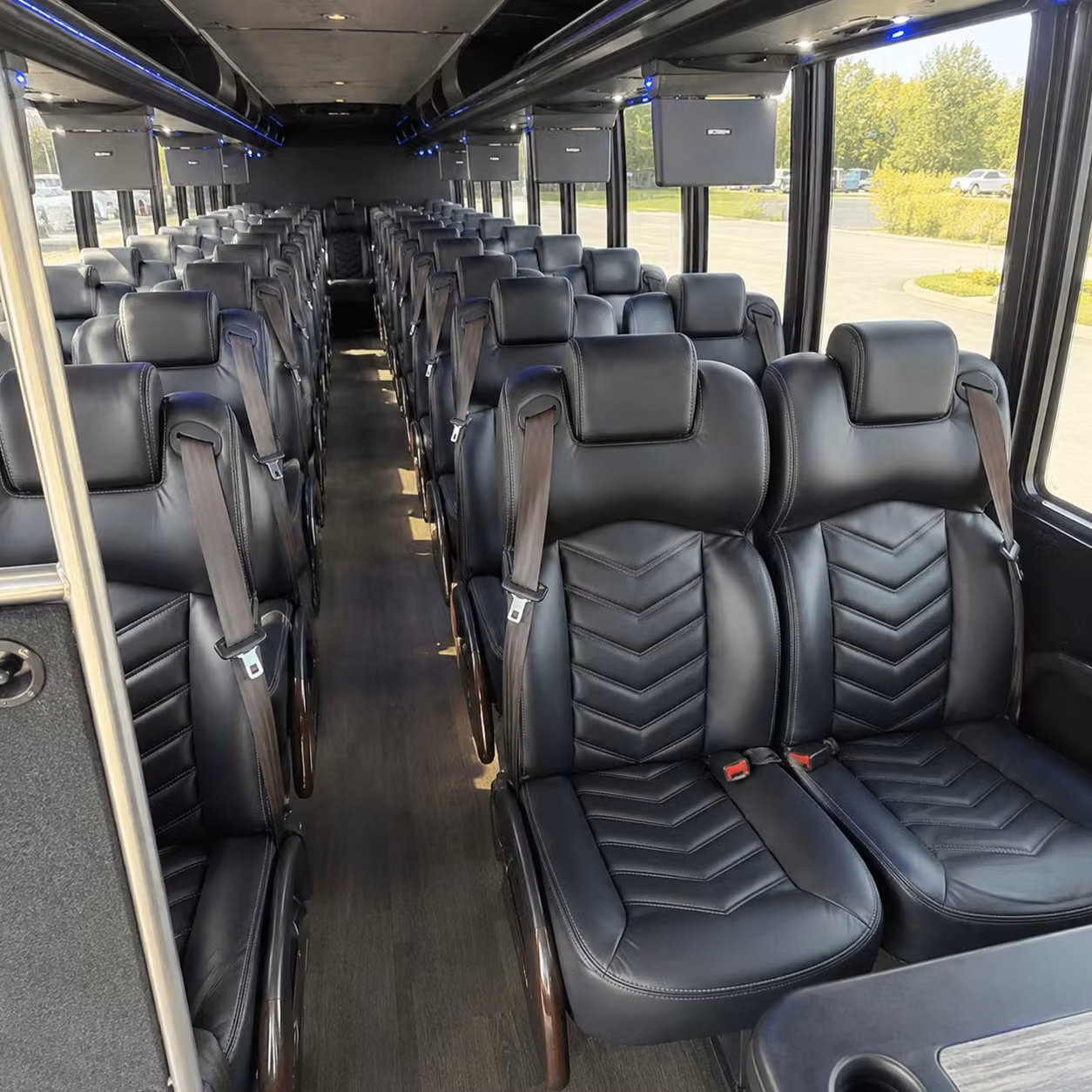25 passenger minibus inside