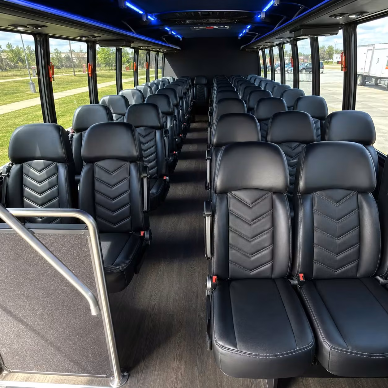 25 passenger minibus interior