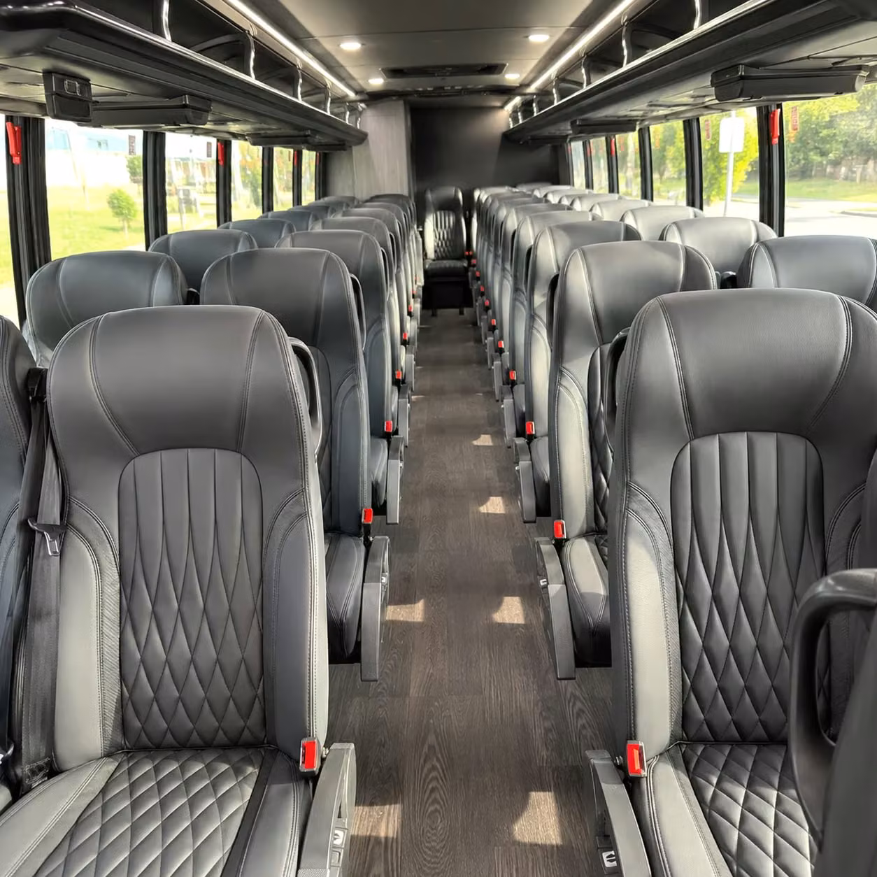 35 passenger minibus interior