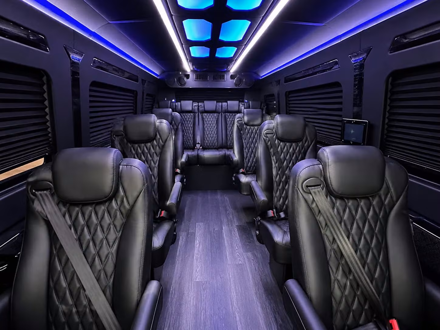 sprinter van with driver inside